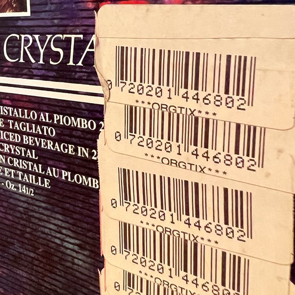 NEW Da Vinci Sabina Platinum and Gold Trim Wine goblets 7 3/4" Set of 6 - Picture 10 of 10